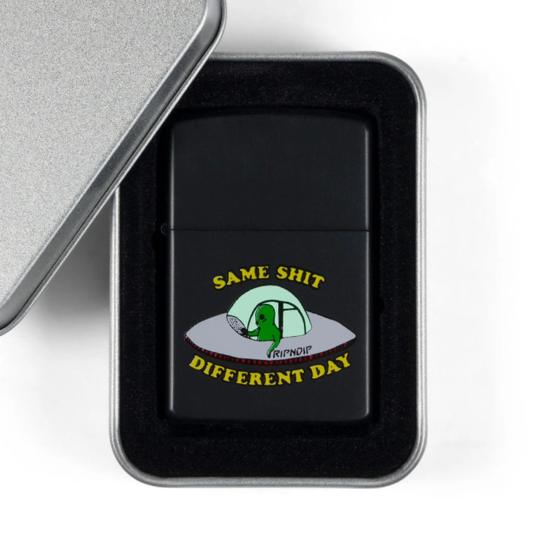 Зажигалка Ripndip SAME SHIT DIFFERENT DAY LIGHTER BLACK