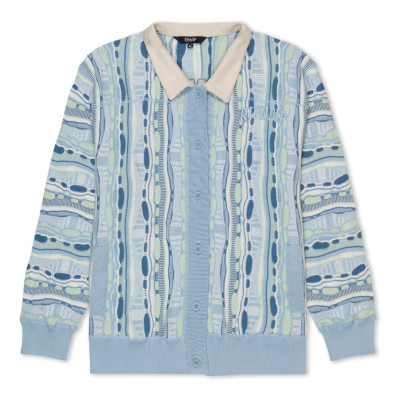 Куртка-кардиган Ripndip CORDED BUTTON UP JACKET LIGHT BLUE