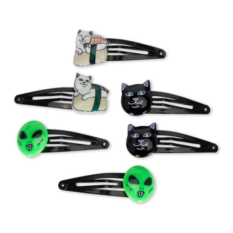 Аксессуар Ripndip RIPNDIP GANG HAIR CLIP 6 PACK MULTI