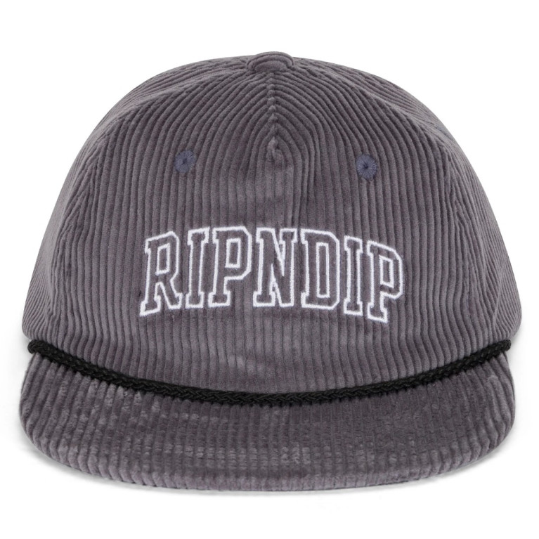 Кепка Ripndip TEAM SPIRIT STRAPBACK CHARCOAL