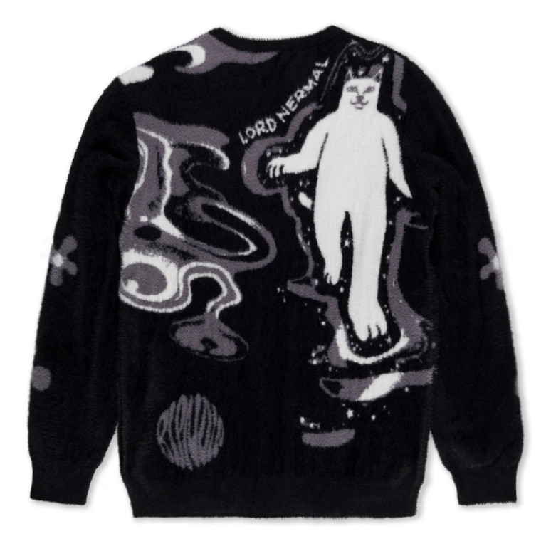 Свитер RIPNDIP SPACE WALK MOHAIR SWEATER (BLACK)