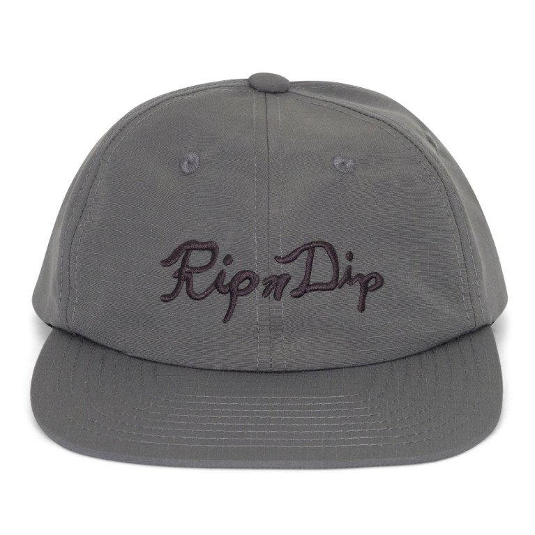 Кепка RIPNDIP Script Snapback (Charcoal)