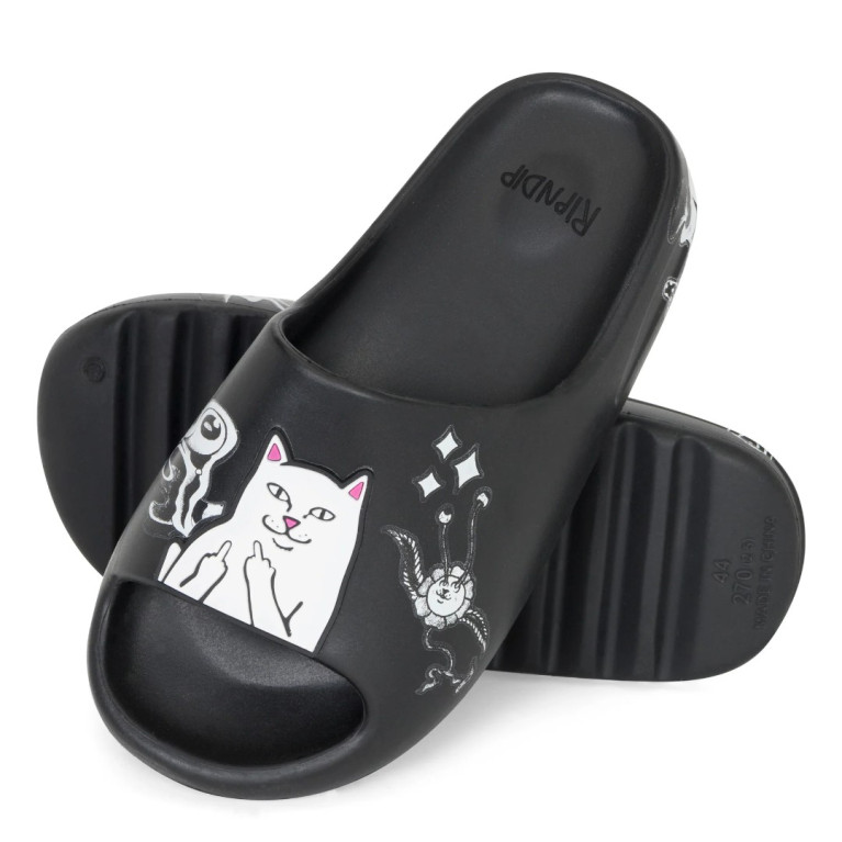 Тапочки RIPNDIP Space Walk Cloud Slides (Black) Size 10/11
