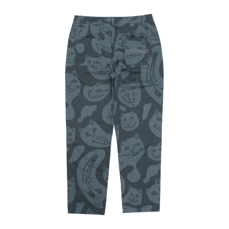 Штаны Ripndip Many Faces Twill Pants Charcoal