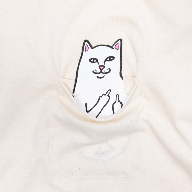 Футболка Ripndip Lord Nermal Pocket Tee Natural