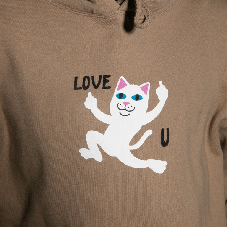 Толстовка Ripndip Love U Hoodie Sandstone