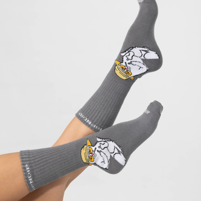 Носки Ripndip NERMAL S THOMPSON SOCKS CHARCOAL