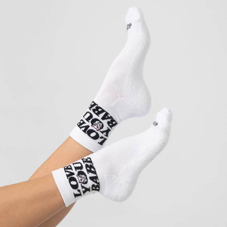 Носки Ripndip LOVE YOU MID SOCKS WHITE
