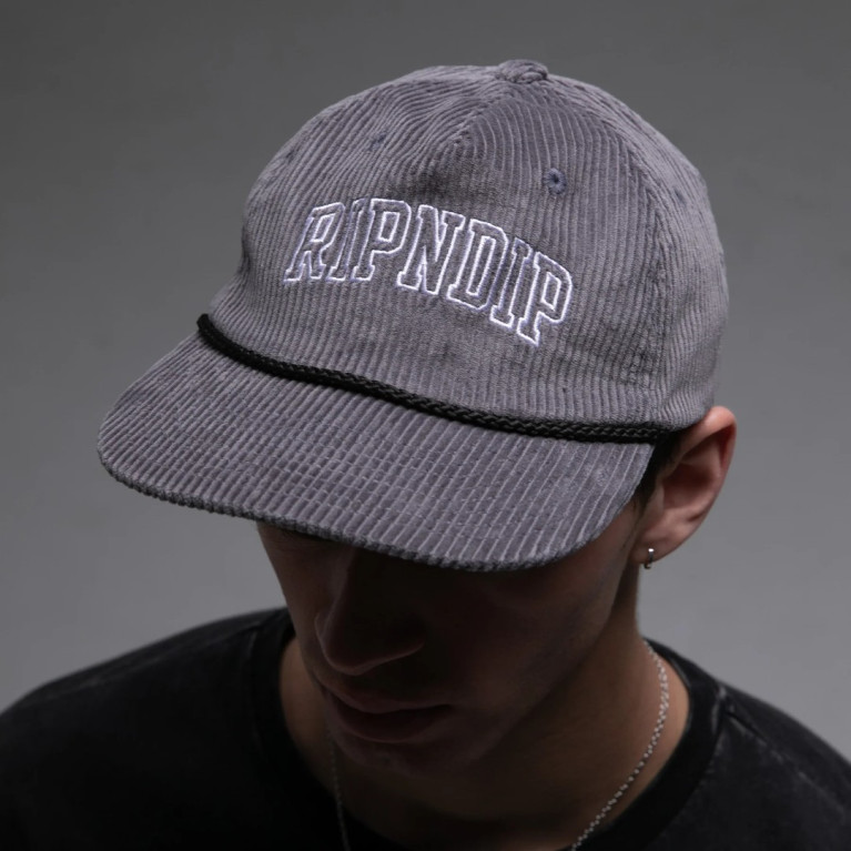 Кепка Ripndip TEAM SPIRIT STRAPBACK CHARCOAL