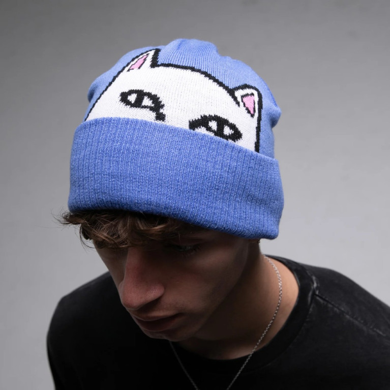 Шапка Ripndip PEEKING NERMAL BEANIE CORNFLOWER