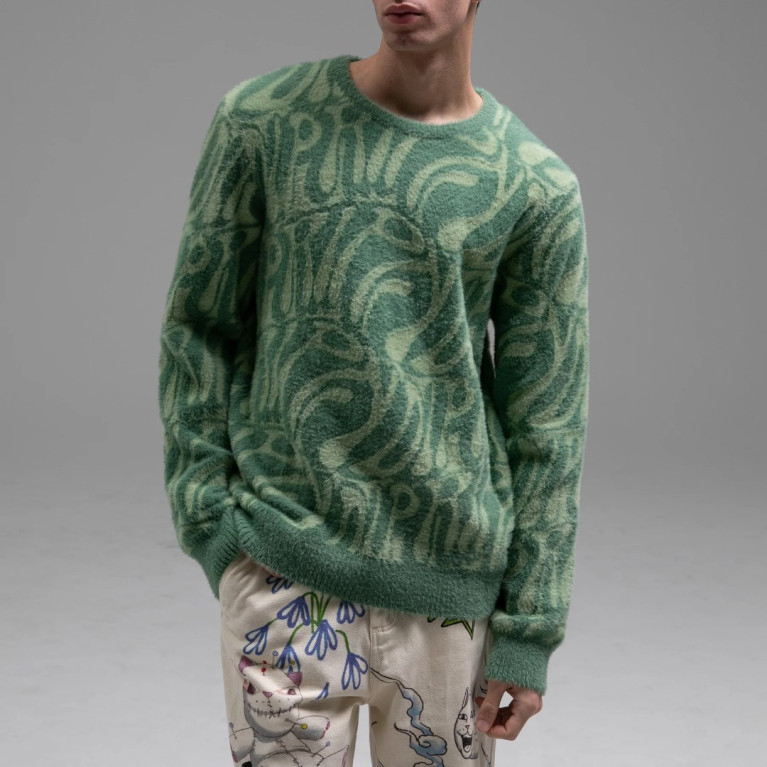 Свитер Ripndip WILSHIRE KNIT MOHAIR SWEATER PINE