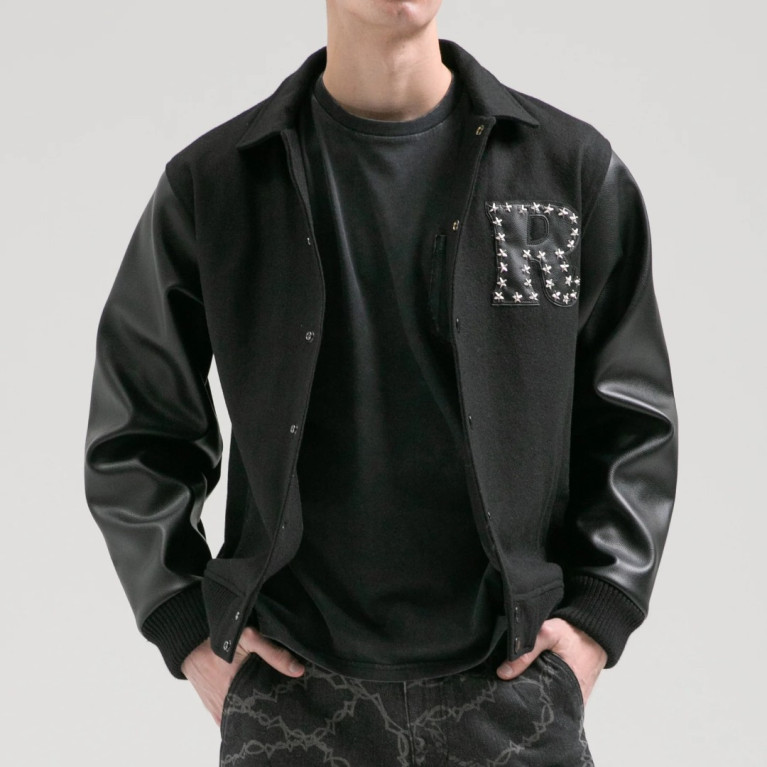 Куртка RIPNDIP RARI VARSITY JACKET BLACK