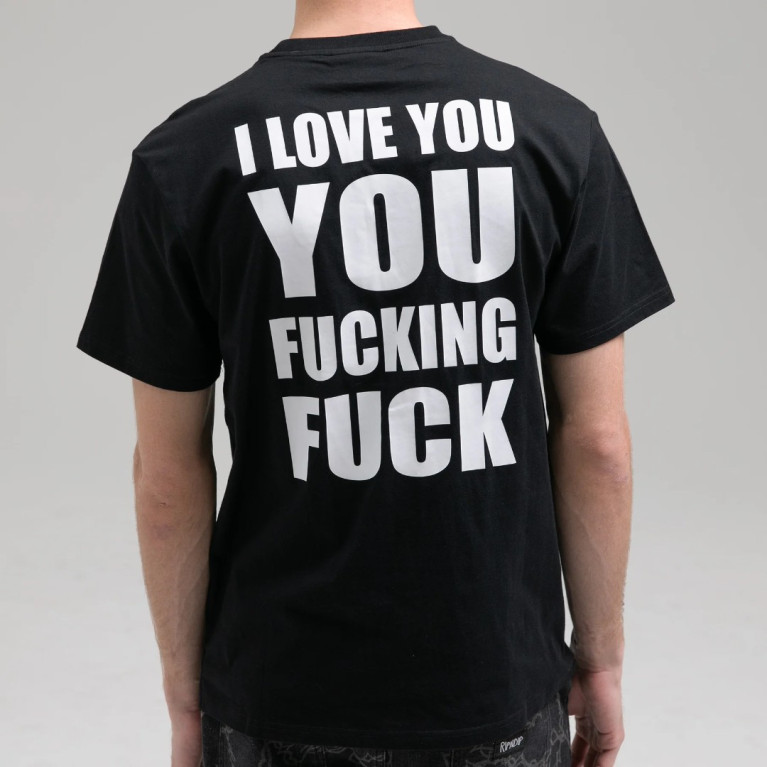 Футболка Ripndip ILY FUCKIN FUCK TEE BLACK