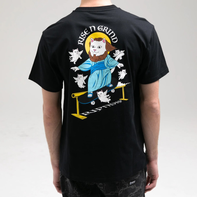 Футболка Ripndip RISE N GRIND TEE BLACK
