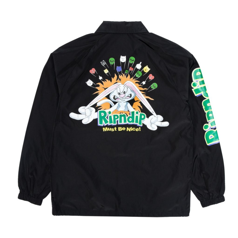 Куртка Ripndip Silly Nerm Coach Jacket Black