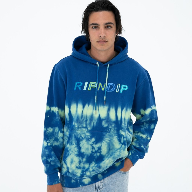 Толстовка Ripndip Prisma Embroidered Hoodie Navy/Green