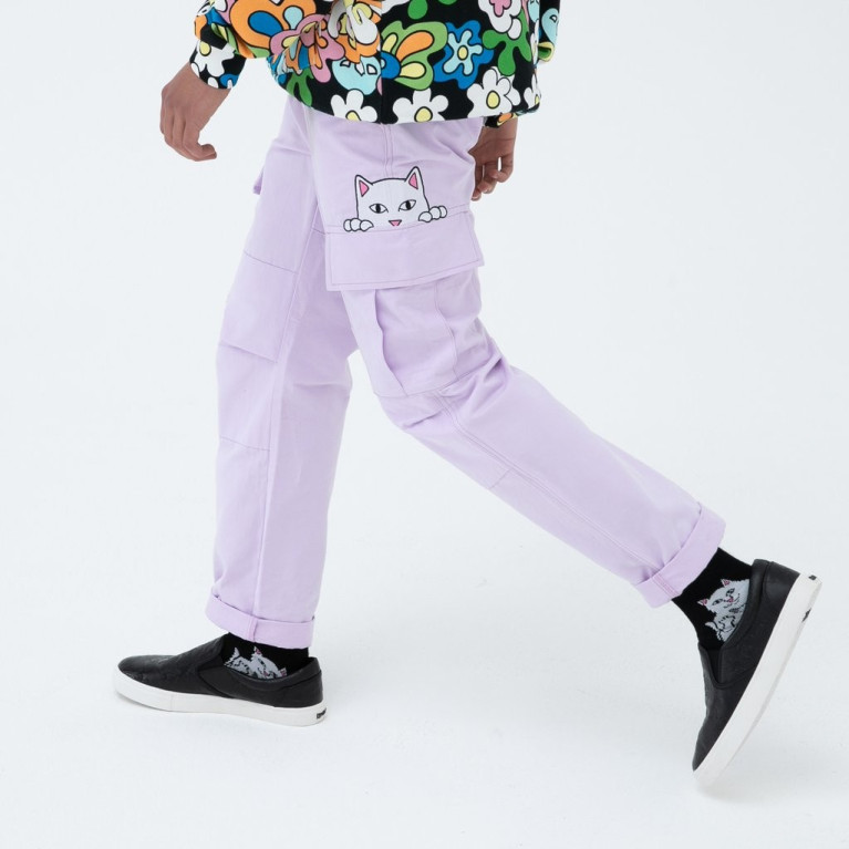 Штаны Ripndip Peeking Nermal Cargo Pants Lavender