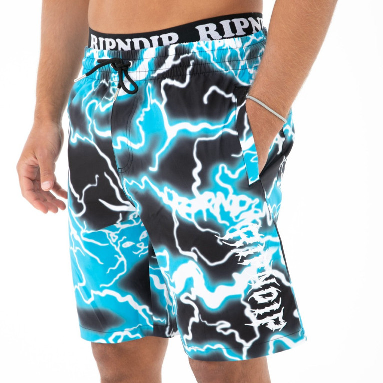 Шорты Ripndip Nikola Swim Shorts Black/Blue