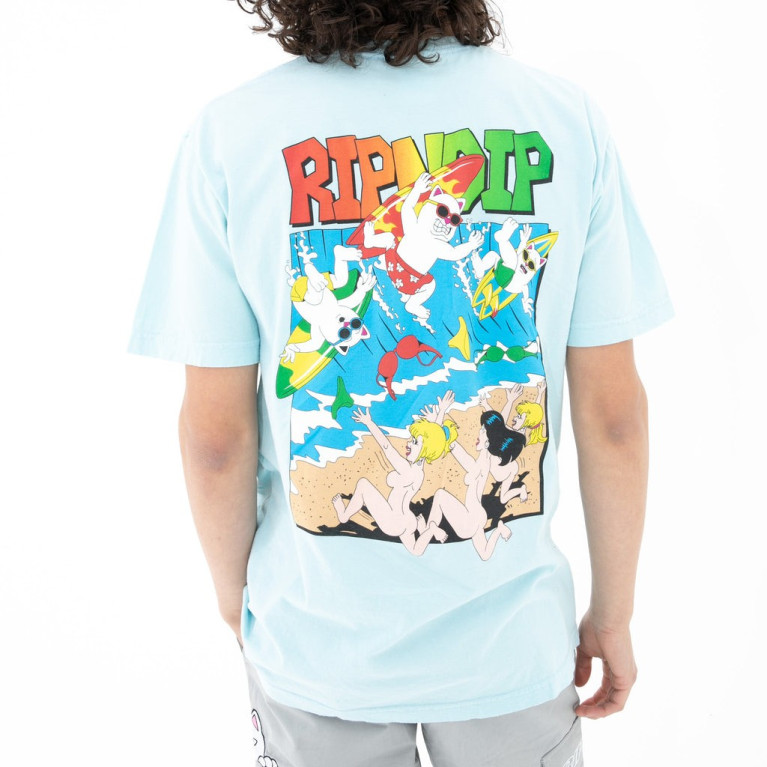 Футболка Ripndip Summer Break Tee Baby Blue