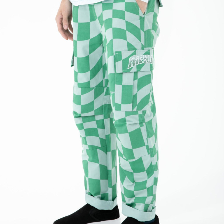 Штаны Ripndip Checked Cargo Pants Olive/ Pine