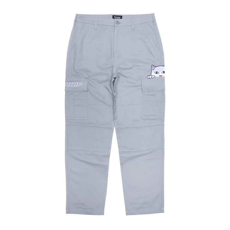 Штаны Ripndip Peeking Nermal Cargo Pants Cool Grey