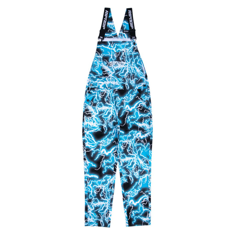 Штаны Ripndip Nikola Twill Overalls Black/ Blue
