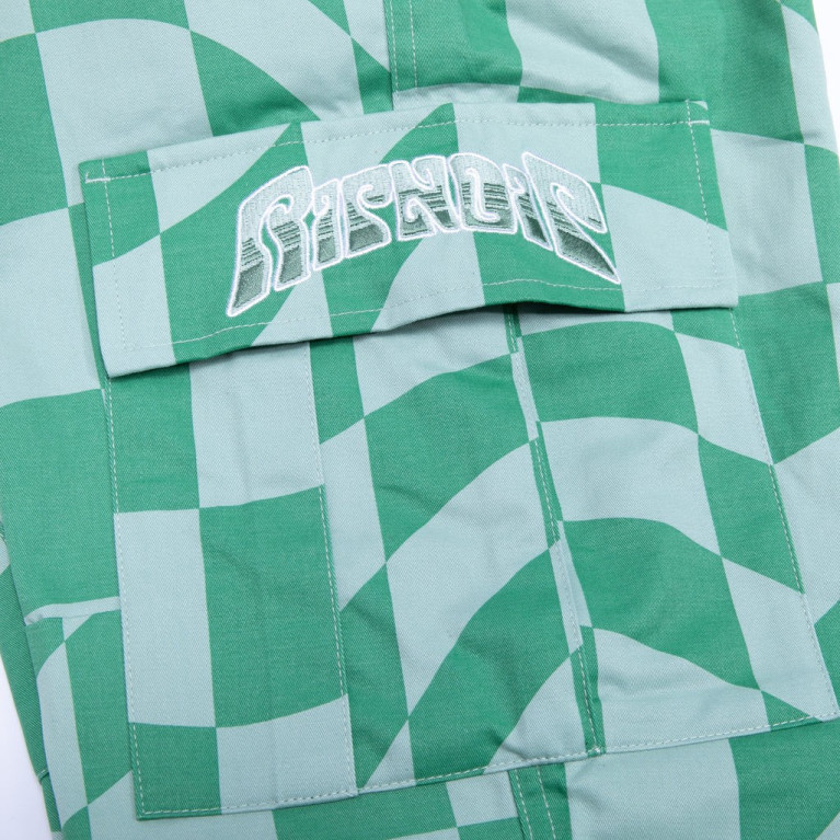 Штаны Ripndip Checked Cargo Pants Olive/ Pine