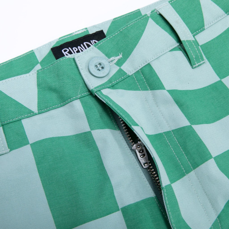 Штаны Ripndip Checked Cargo Pants Olive/ Pine