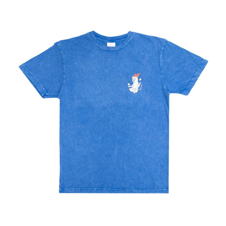 Футболка Ripndip Zodiac Tee Cornﬂower Blue Mineral Wash