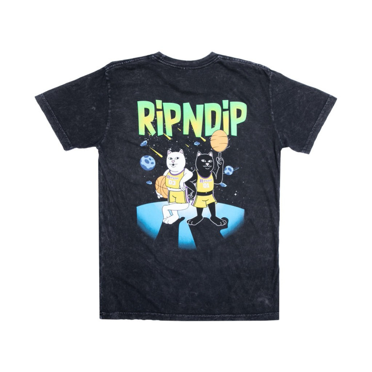 Футболка Ripndip Nerm Jam Black Mineral Wash