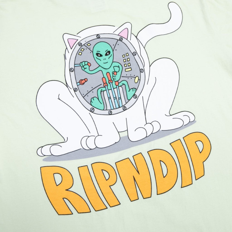Футболка Ripndip Space Take Over Tee Light Lime