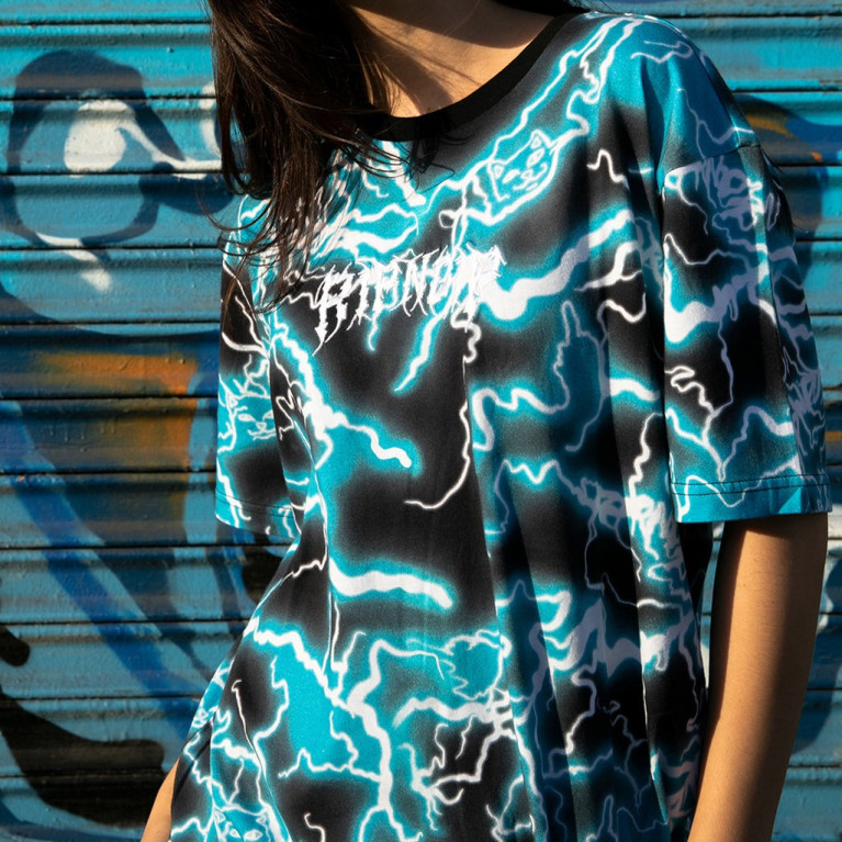 Футболка Ripndip Nikola Embroidered Tee Black/Blue