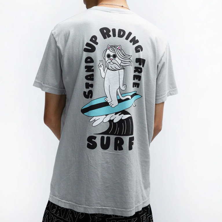 Футболка Ripndip S.U.R.F Tee Cool Grey