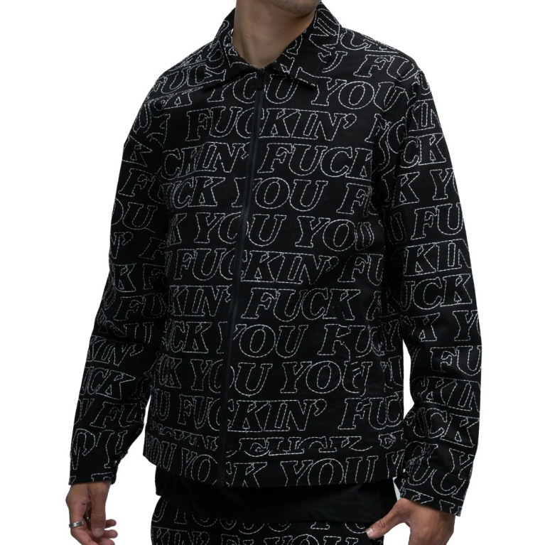 Куртка Ripndip Fuckin Fuck Quilted Work Jacket Black