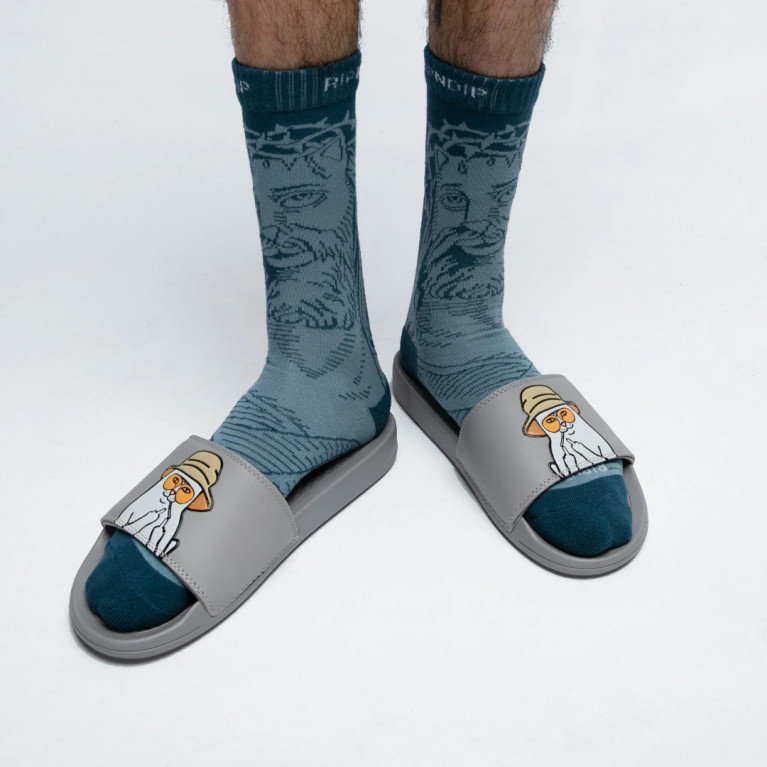Тапочки Ripndip Nermal S. Thompson Slides Sand