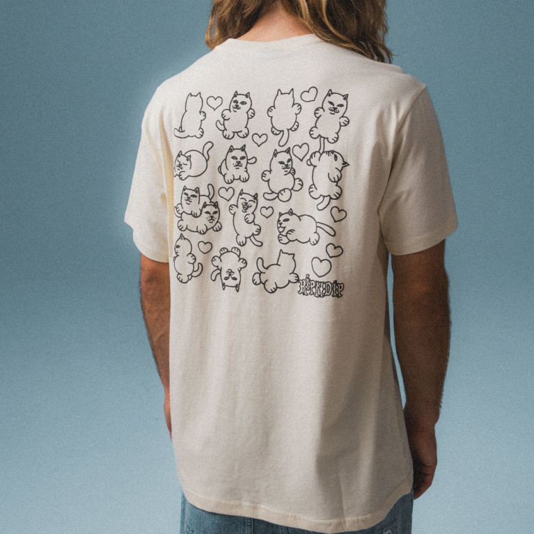 Футболка Ripndip Nermie Buddies Tee Natural