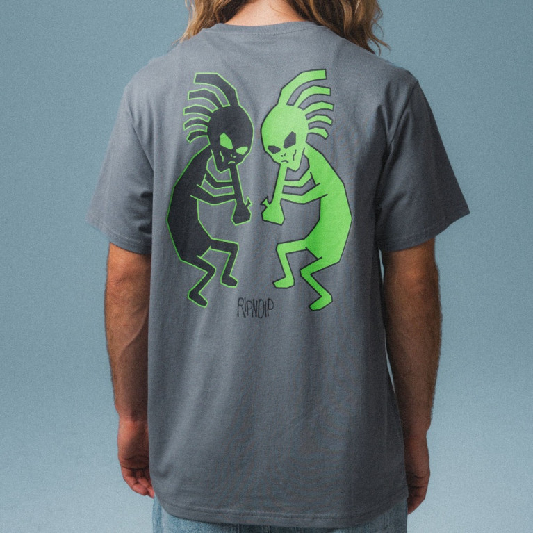 Футболка Ripndip We Were Here Tee Charcoal
