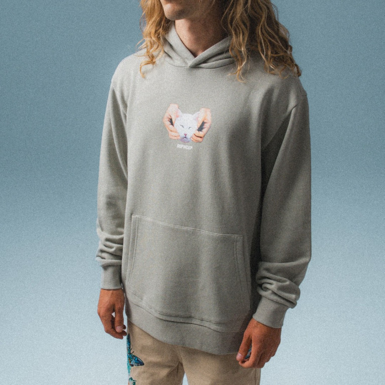 Толстовка Ripndip Happy Kitty Hoodie Sage