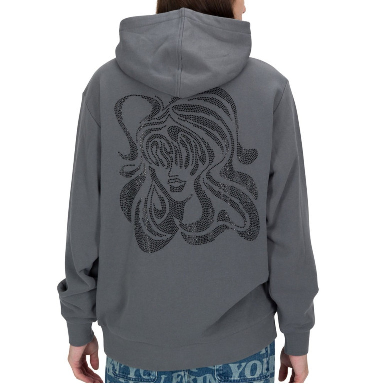 Толстовка Ripndip Beautiful Trip Rhinestone Hoodie Charcoal