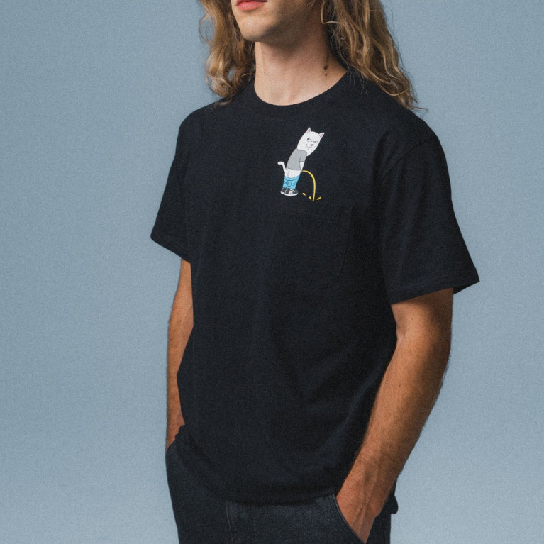 Футболка Ripndip Potty Pocket Tee Black