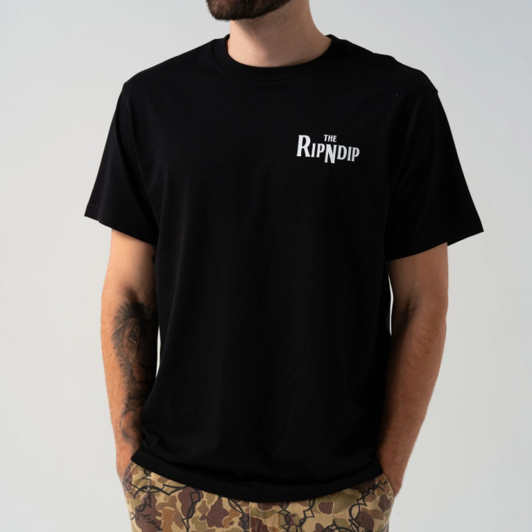 Футболка Ripndip CROSSWALK TEE BLACK