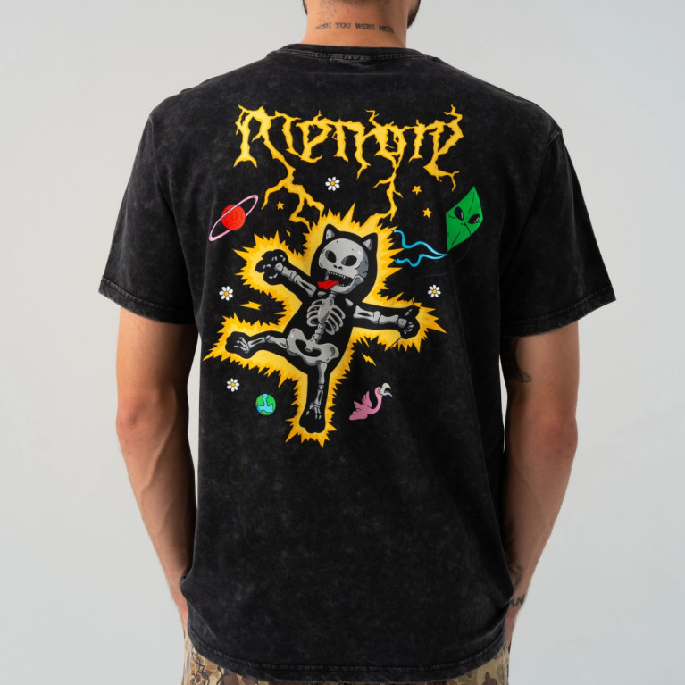 Футболка Ripndip ELECTRIC TEE BLACK WASH