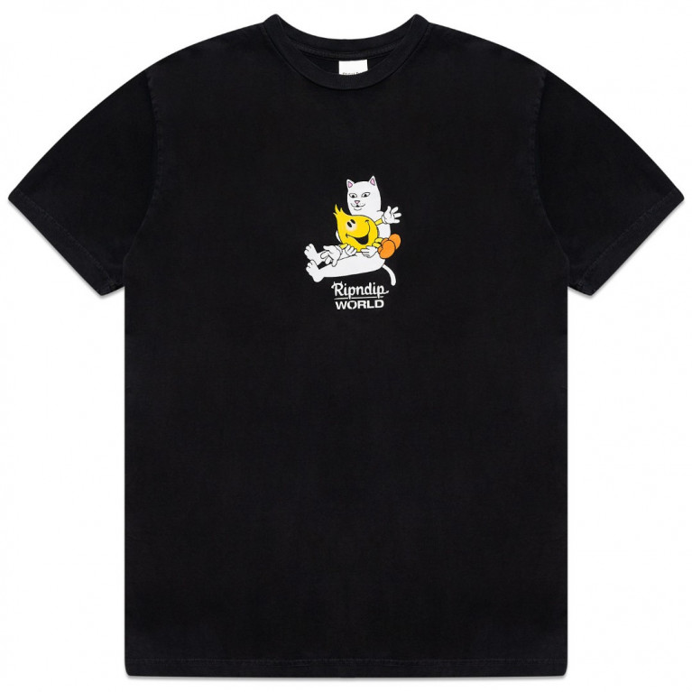 Футболка Ripndip Nerm Heart Flameboy Tee Vintage Black
