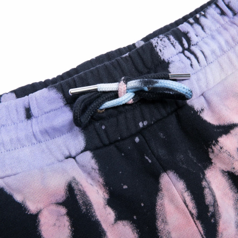 Шорты Ripndip Blaze Sweatshorts Black/Peach/Purple Tie Dye