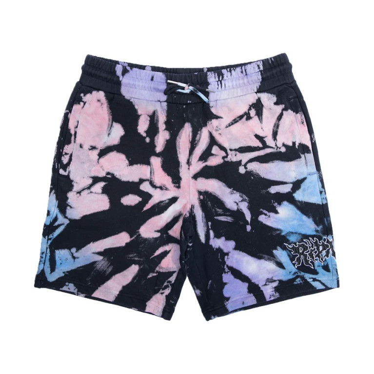 Шорты Ripndip Blaze Sweatshorts Black/Peach/Purple Tie Dye