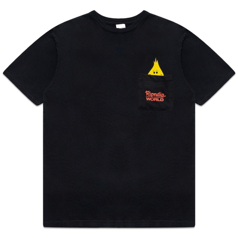 Футболка Ripndip F-U Flameboy Pocket Tee Vintage Black