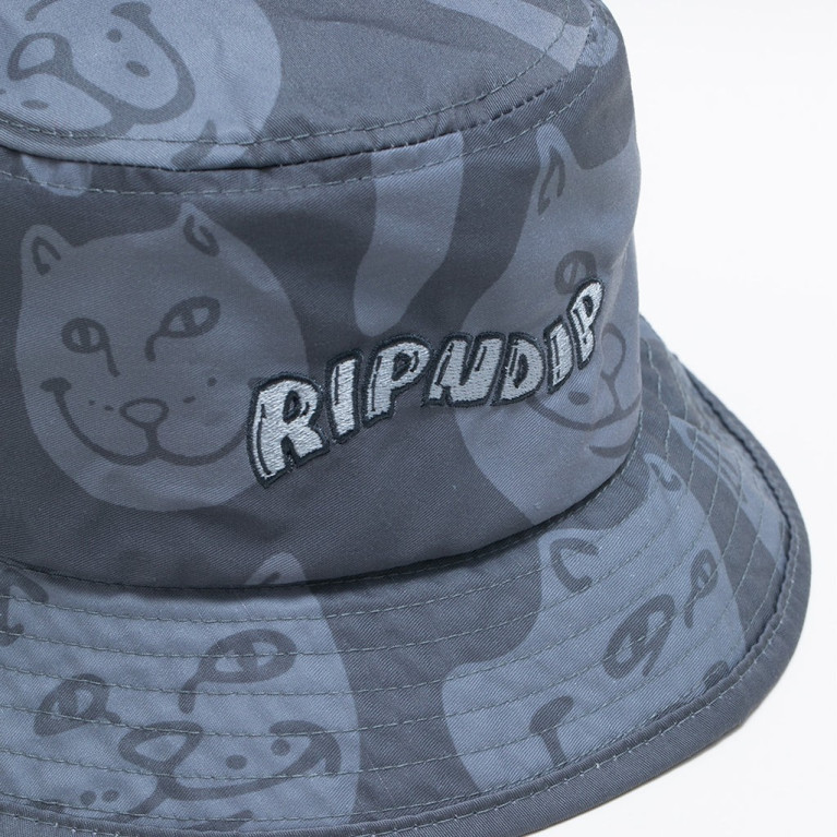 Панама Ripndip Many Faces Bucket Hat Charcoal