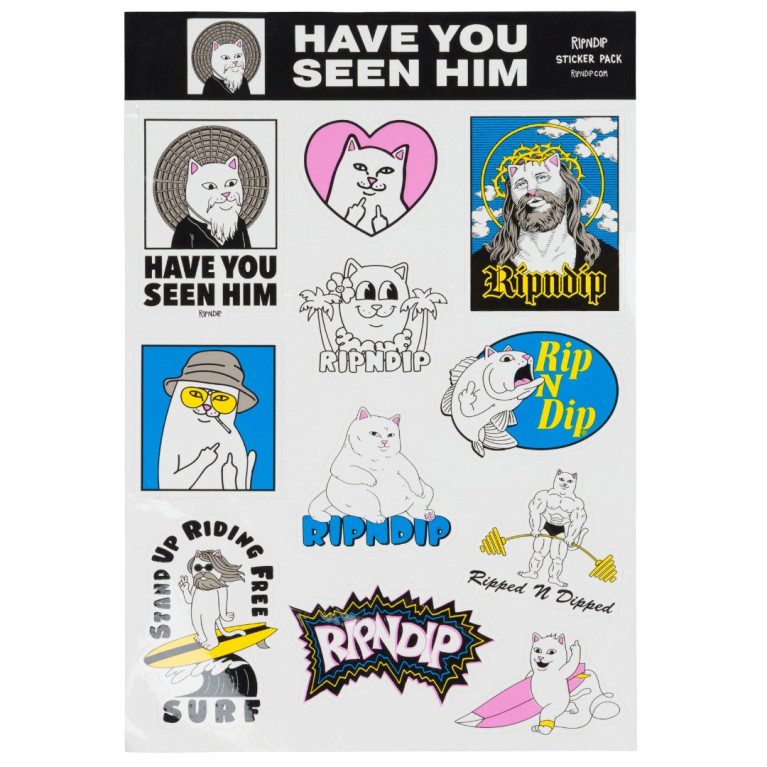 Стикеры Ripndip Have You Seen Him? Sticker Sheet