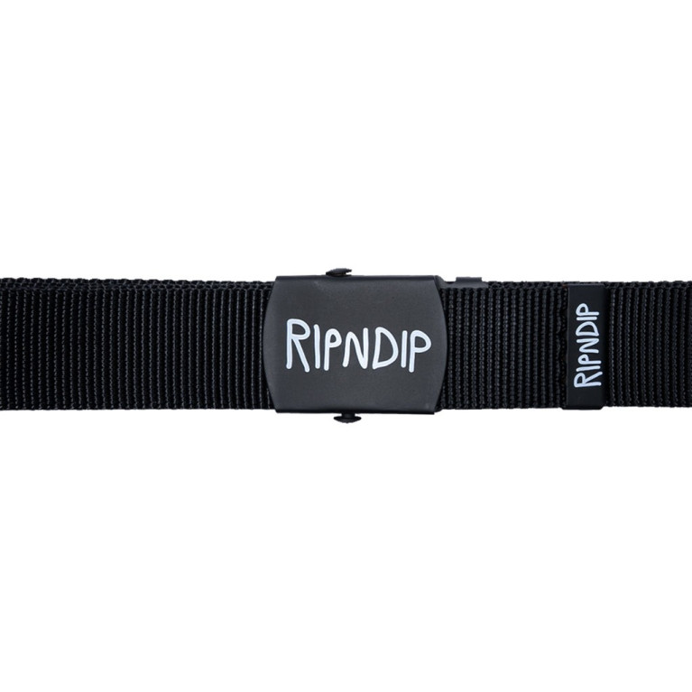 Ремень Ripndip Logo Web Belt Black