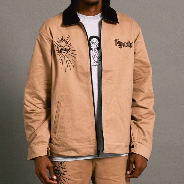Куртка Ripndip Mother Mary Work Jacket Tan